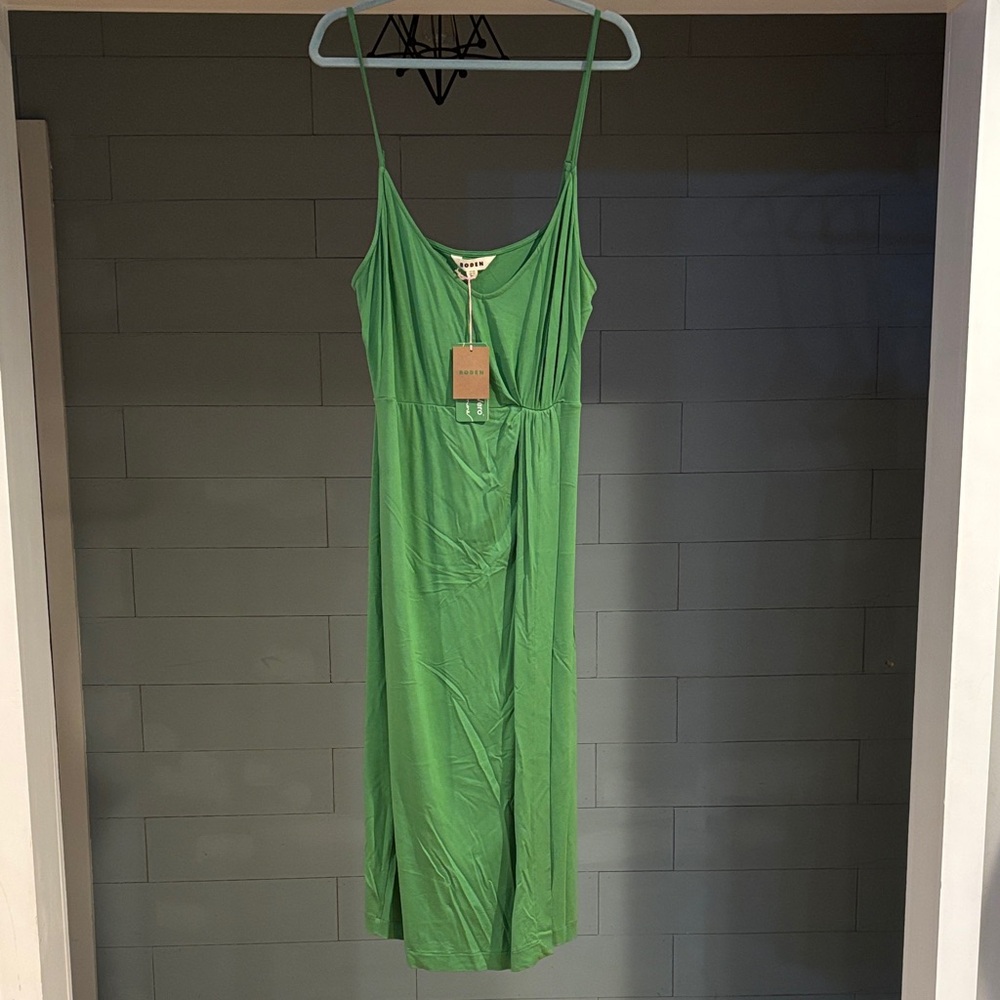 Boden‎ Juliette Vibrant Green Midi Dress